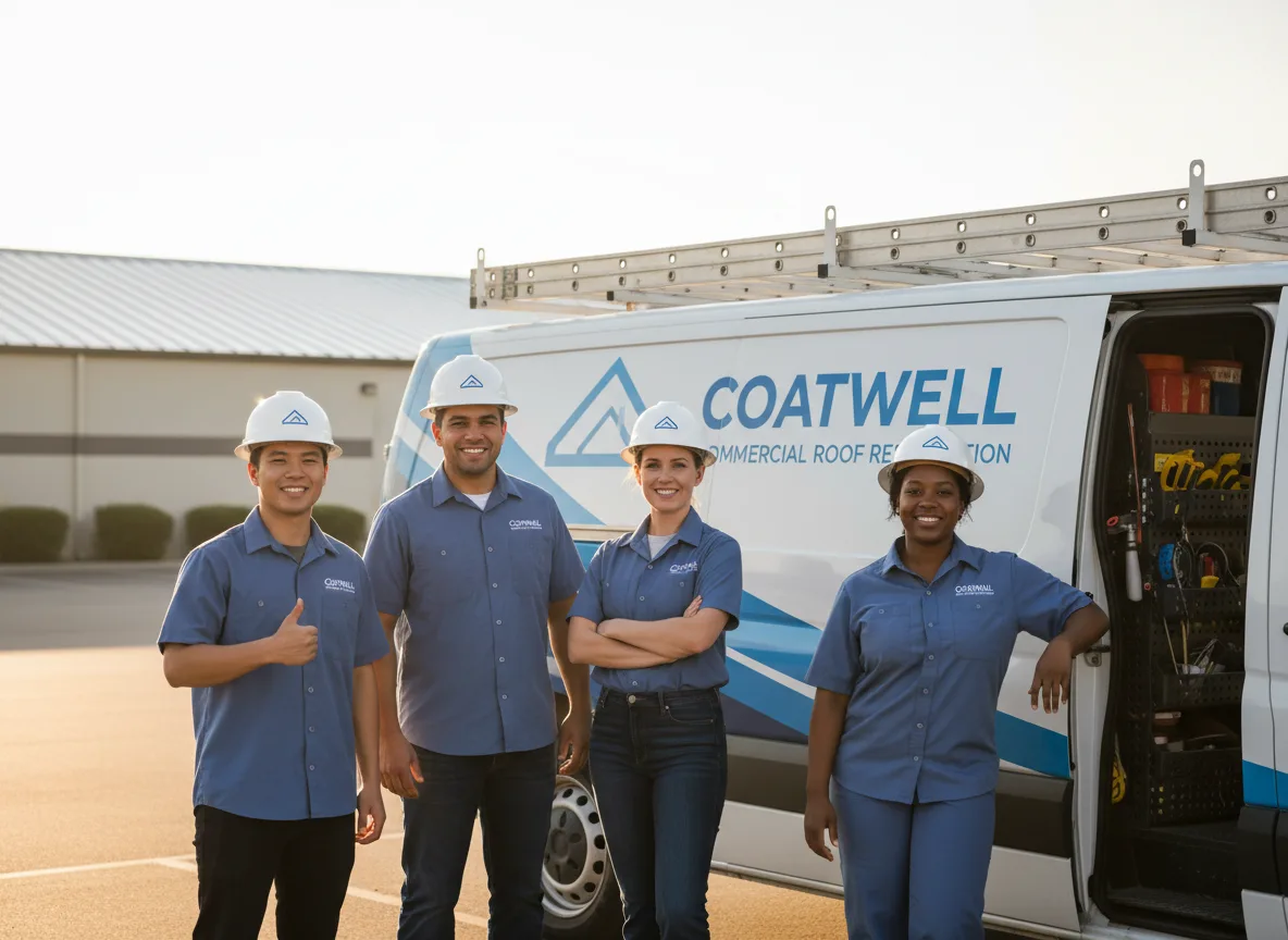 Commercial roof coating company in Boylston, MA